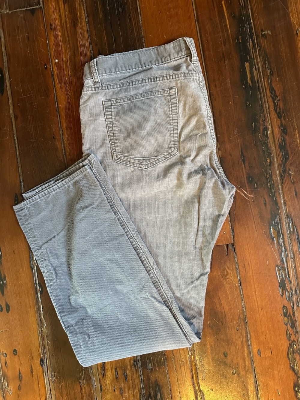 J Crew 484 Slim Corduroy Pant in Grey Size 34